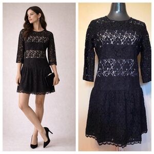 Jacob Lace Mini Dress Black S